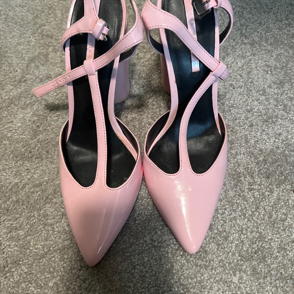 Pink heels